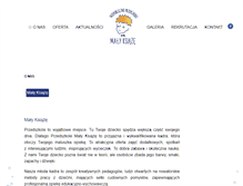 Tablet Screenshot of maly-ksiaze.com